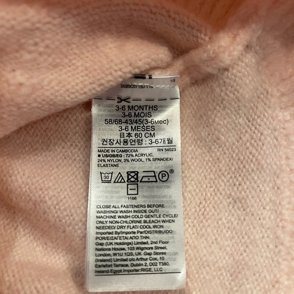 babyGap Pink long sleeve dress - Picture 4 of 4